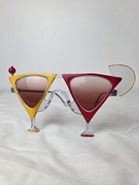 Retro Martini Glass Sunglasses | Retro Cocktail Frames | Kitschy Statement